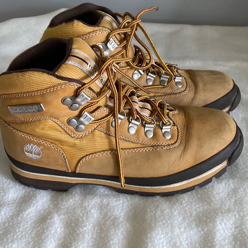 Preowned timberland euro hikers womens 8M